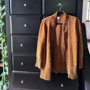 Super soft Sweater Cardigan gold / mustard